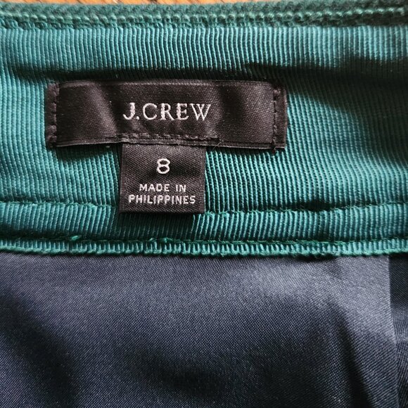 J Crew Hunter Green Mini Skirt - Picture 3 of 3